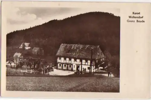 10396 Ak Kurort Waltersdorf Frontière Baude 1954