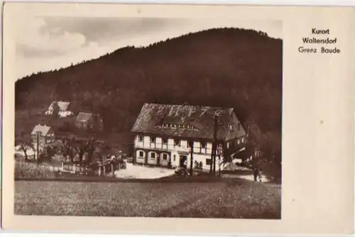 10396 Ak Kurort Waltersdorf Grenz Baude 1954