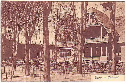 10373 Feldpost Ak Siegen Gasthaus Eintracht 1918