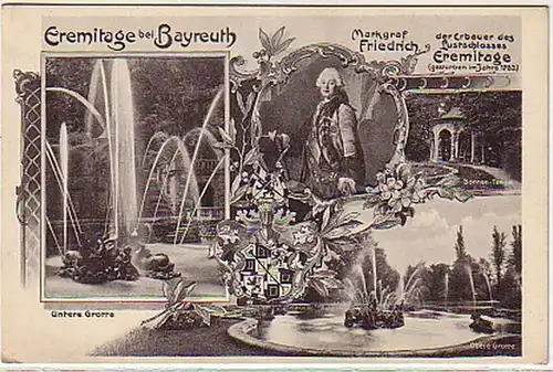 10369 Ak Eremitage bei Bayreuth um 1910