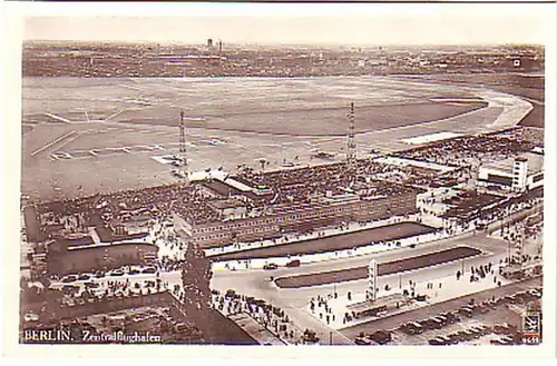 10358 Ak Berlin Zentralflughafen Luftbild um 1940