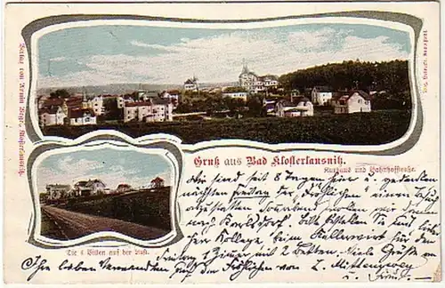 10355 Mehrbild Ak Gruss aus Bad Klosterlausnitz 1903