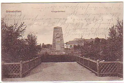 10349 Ak Grand Bothène Monument aux Guerriers 1928