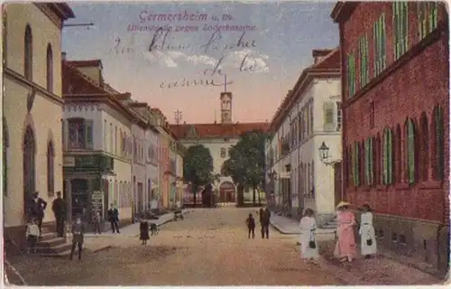 10348 Germersheim am Rhein Lilienstraße um 1920