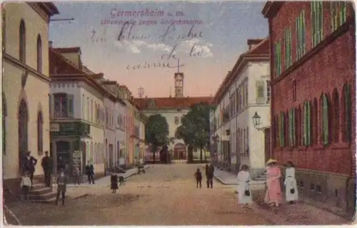 10348 Germersheim am Rhein Lilienstraße vers 1920