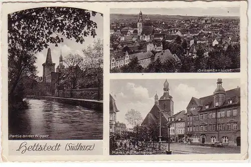 10306 Mehrbild Ak Hettstedt (Südharz) 1939
