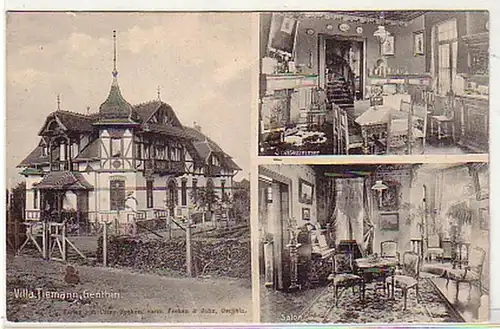 10289 Mehrbild Ak Genthin Villa Tiemann um 1920