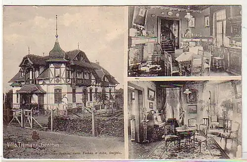 10289 Multi-image Ak Genthin Villa Tiemann vers 1920