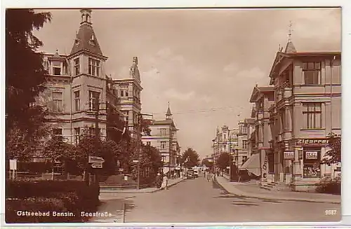 10286 Ak Balte balnéaire Bansin Seestrasse vers 1930
