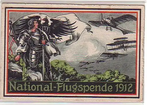 10281 Feldpost Ak National Flugspende 1912