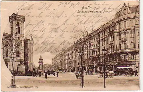 10275 Ak Berlin Rathenowerstrasse Moabit 1899