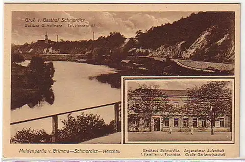 10266 Mehrbild Ak Gruß vom Gasthof Schmorditz um 1920
