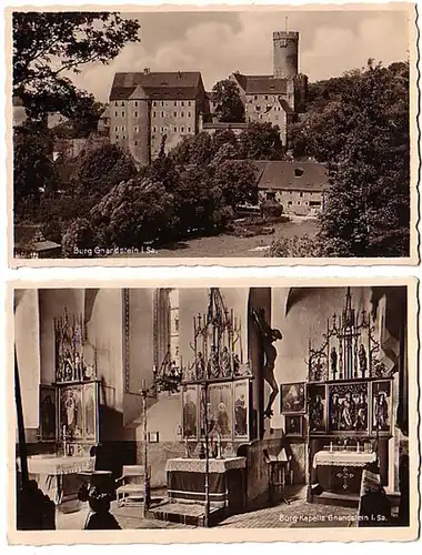 10262/2 Ak Château de Gnandstein en Saxe vers 1940