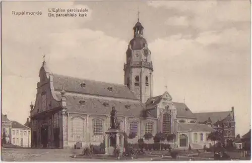 10250 Feldpost Ak Rupelmonde Belgien Kirche 1915