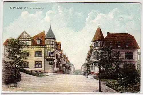 10245 Ak Eisleben Promenadenweg um 1910