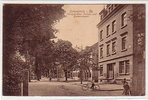 10234 Ak Schwepnitz à Sa. Königsbrücker Strasse 1917