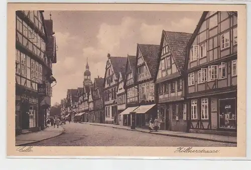 10218 Ak Celle Zöllnerstrasse avec des magasins vers 1930