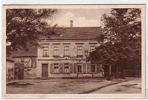 10187 Ak Gasthof Zeschwitz près de Zwenkau 1934