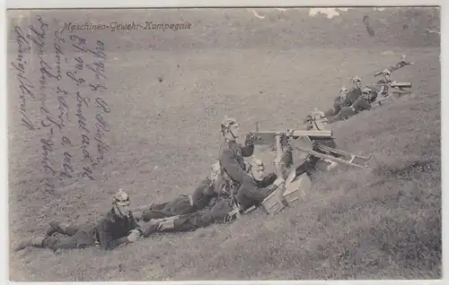 10184 Feldpost Ak mitrailleuse Compagnie 1917