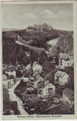 10165 Ak Rathen Elbe Sächsische Schweiz 1928