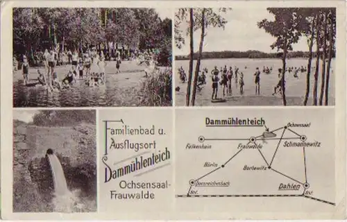 10164 Ak Ochsensaal Frauwalde Dammühlenteich 1941