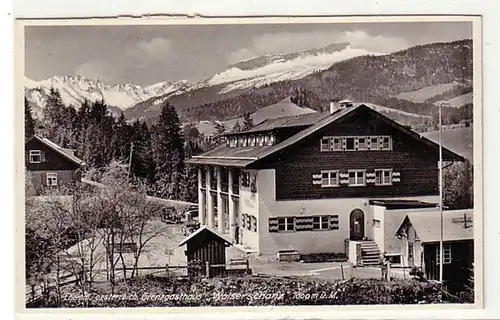 10145 Ak Autriche Hôtel de frontière "Walserschanz" vers1940