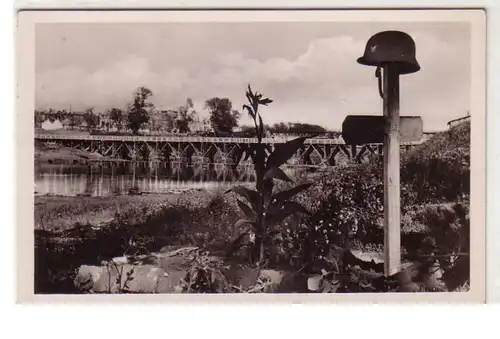 10135 Ak Smolensk Russie tombeau militaire au Dniepr vers 1940