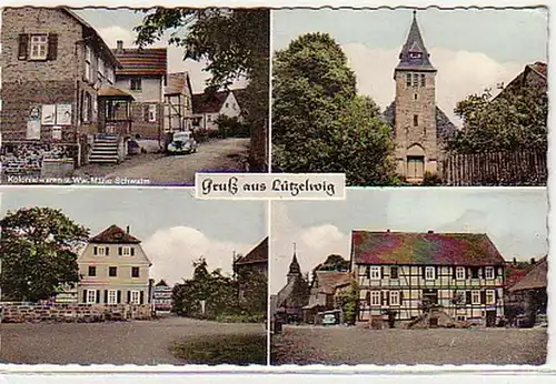 10119 Mehrbild Ak Gruß aus Lützelwig Kolonialwarenladen