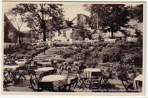 10116 Ak Gasthof et l'été frais Lübau vers 1940