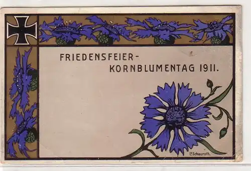 10077 Ak Hameln Friedensfeier Kornblumentag 1911