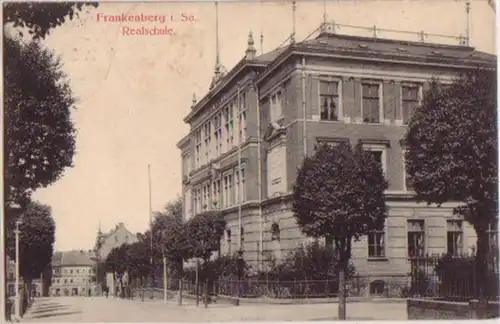 10073 Frankenberg en Saxe Realschule vers 1920