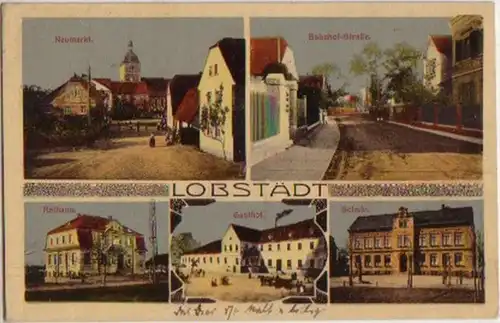 10048 AK Lobstädt Neumarkt Gasthof School 1922
