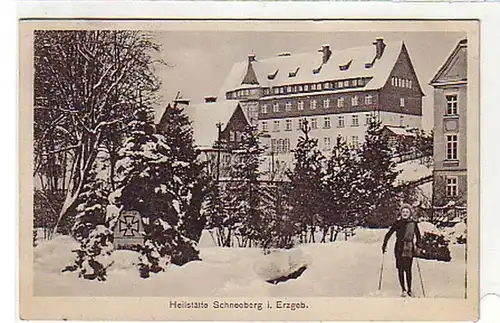 10046 Ak Heilstätte Schneeberg dans les montagnes Métallifères vers 1940