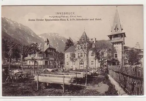 10035 Ak Innsbruck Spezialitätenhaus Hotel um 1910