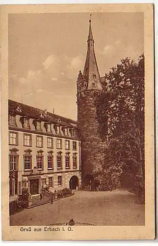 10032 Ak Gruss aus Erbach im Odenwald 1925