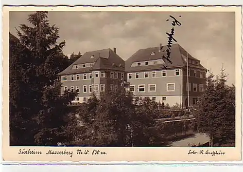 10030 Ak Kurheim Masserberg im Thüringer Wald um 1950