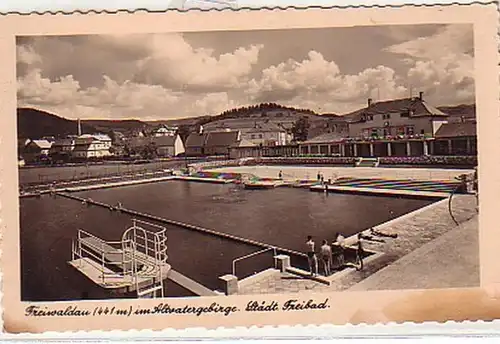 10018 Ak Freiwaldau dans les montagnes du Altpater Freitbad 1941