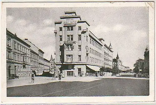 10008 Ak Olmütz Palace Hotel 1943