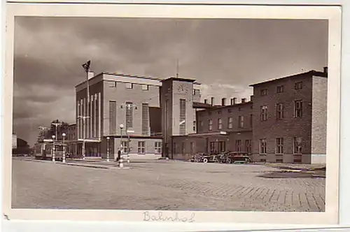 10004 Ak Olmütz gare avec tramway 1943