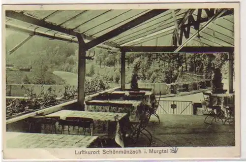 09986 Ak station thermale de Schönmounach dans le Murgtal 1942