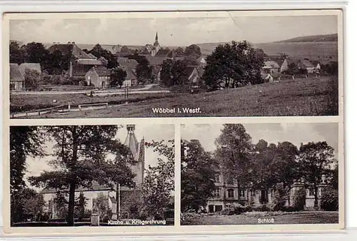 09980 Multi-image Ak Wöbbel en Westphalie vers 1940