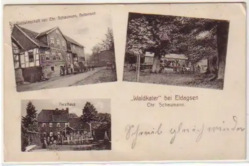 09876 Feldpost Ak Eldagsen Gasthaus Waldkater 1915
