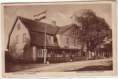 09859 Ak Ostseebad Howacht Gasthaus 1927