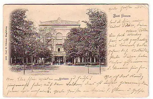 09844 Bad Elmen bei Schönebeck Kurhaus 1902