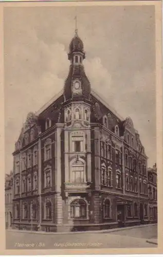09836 Ak Meerane Hotel deutscher Kaiser um 1930