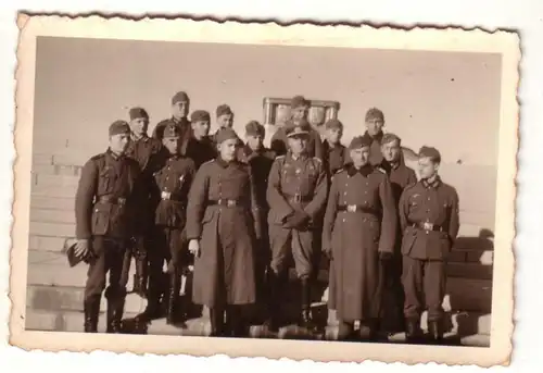 09830 Original Foto Russland Gruppenfoto Soldaten Heer 2. Weltkrieg