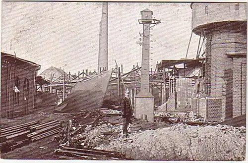09827 Ak Sturm catastrophe à Chemnitz le 27 mai 1916