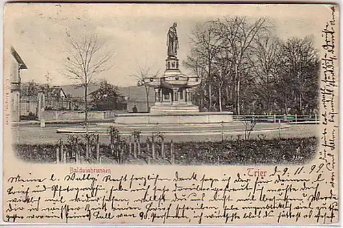 09816 Prage Ak Trèves fontaine de Balduin 1899