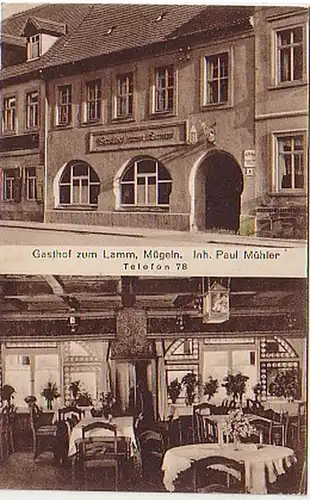 09804 Mehrbild Ak Mügeln Gasthof zum Lamm um 1930