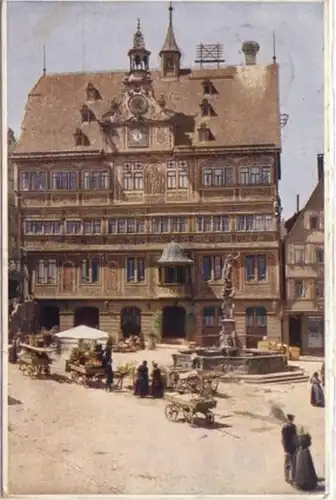 09781 Ak Tübingen Rathaus 1910
